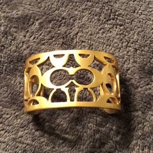 Coach Logo Cuff Bracelet